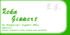 reka gippert business card